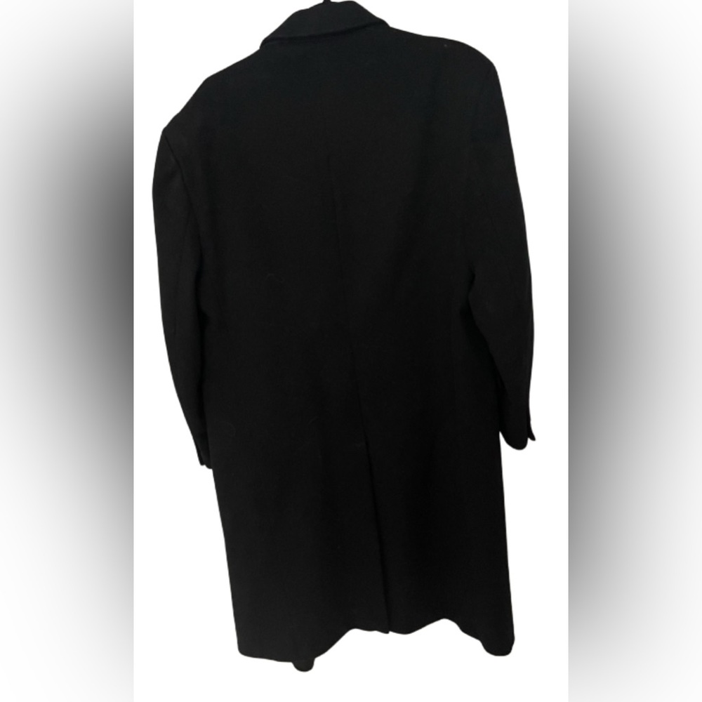 Vintage Boston Traders Men's Black 100% Wool Tren… - image 2